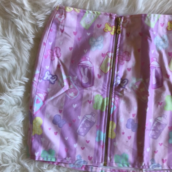 NWOT Kawaii Harajuku Pastel Goth. Anime Yamikawa Plus size mini skirt - Picture 3 of 8